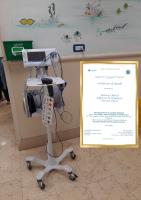 We donated this Blood pressure machine for the new sheltered emergency centre of the Laniado Hospital, Netanya in Israel